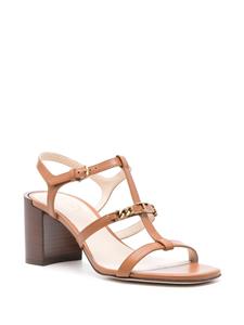 Tod's Sandalen met logoplakkaat 75 mm - Bruin