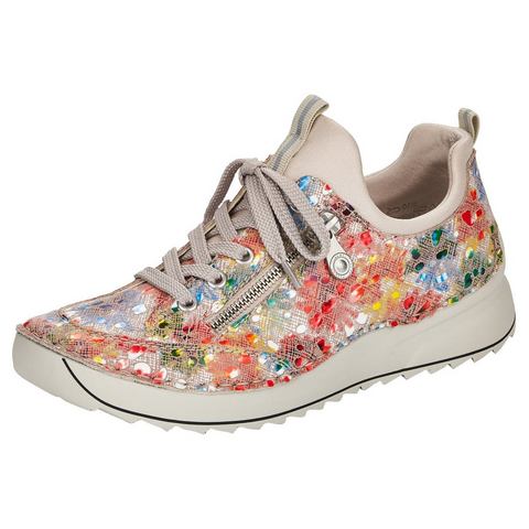 Rieker Slip-on sneakers met leuke bloemenprint