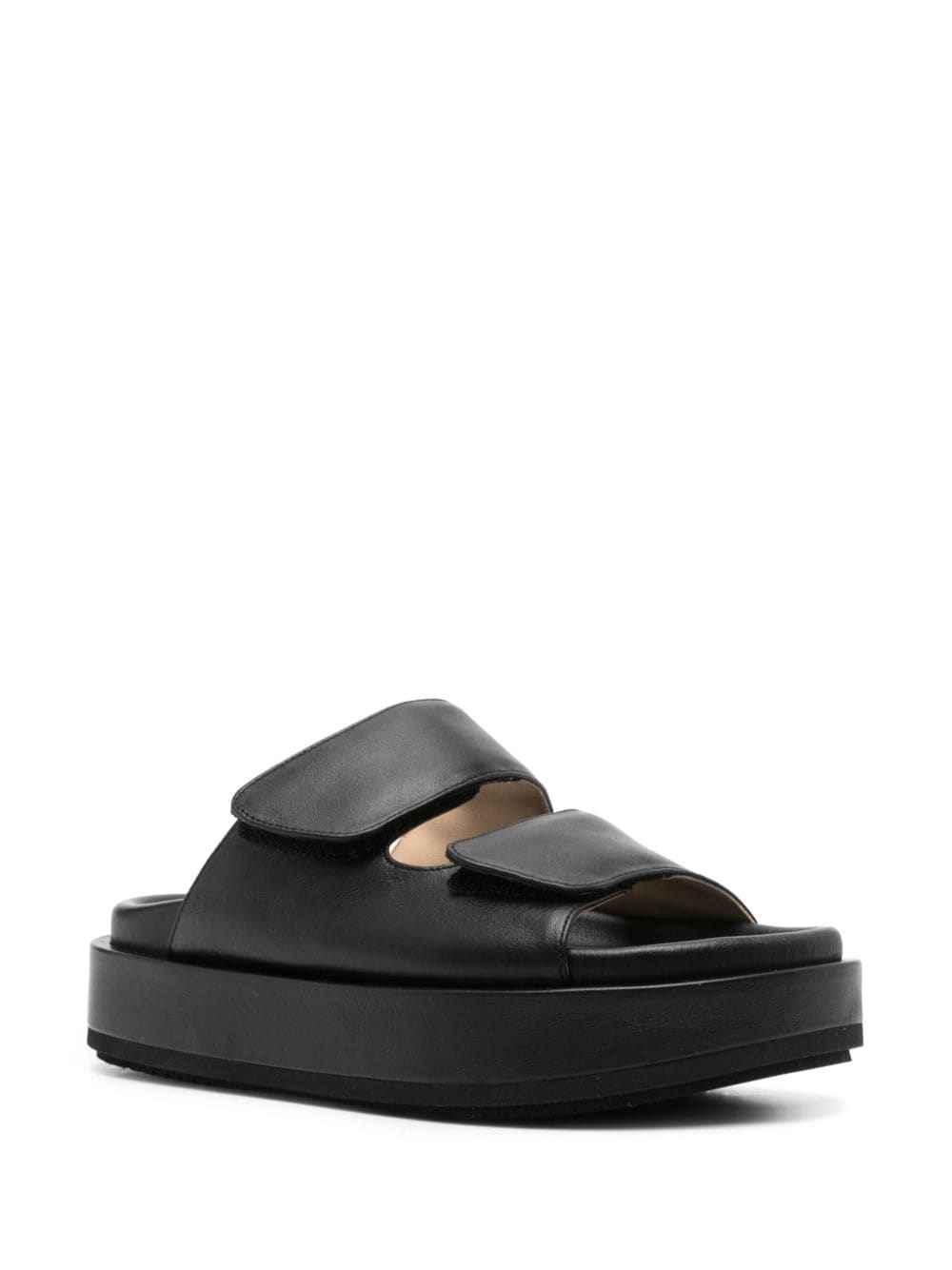 Paloma Barceló Laya leather sandals - Zwart