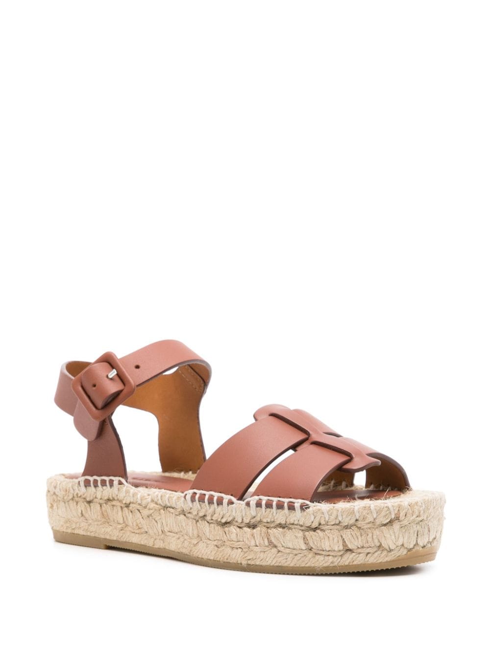 Paloma Barceló Rosy leather sandals - Bruin