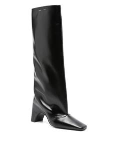 Coperni 90mm Bridge leather boots - Zwart