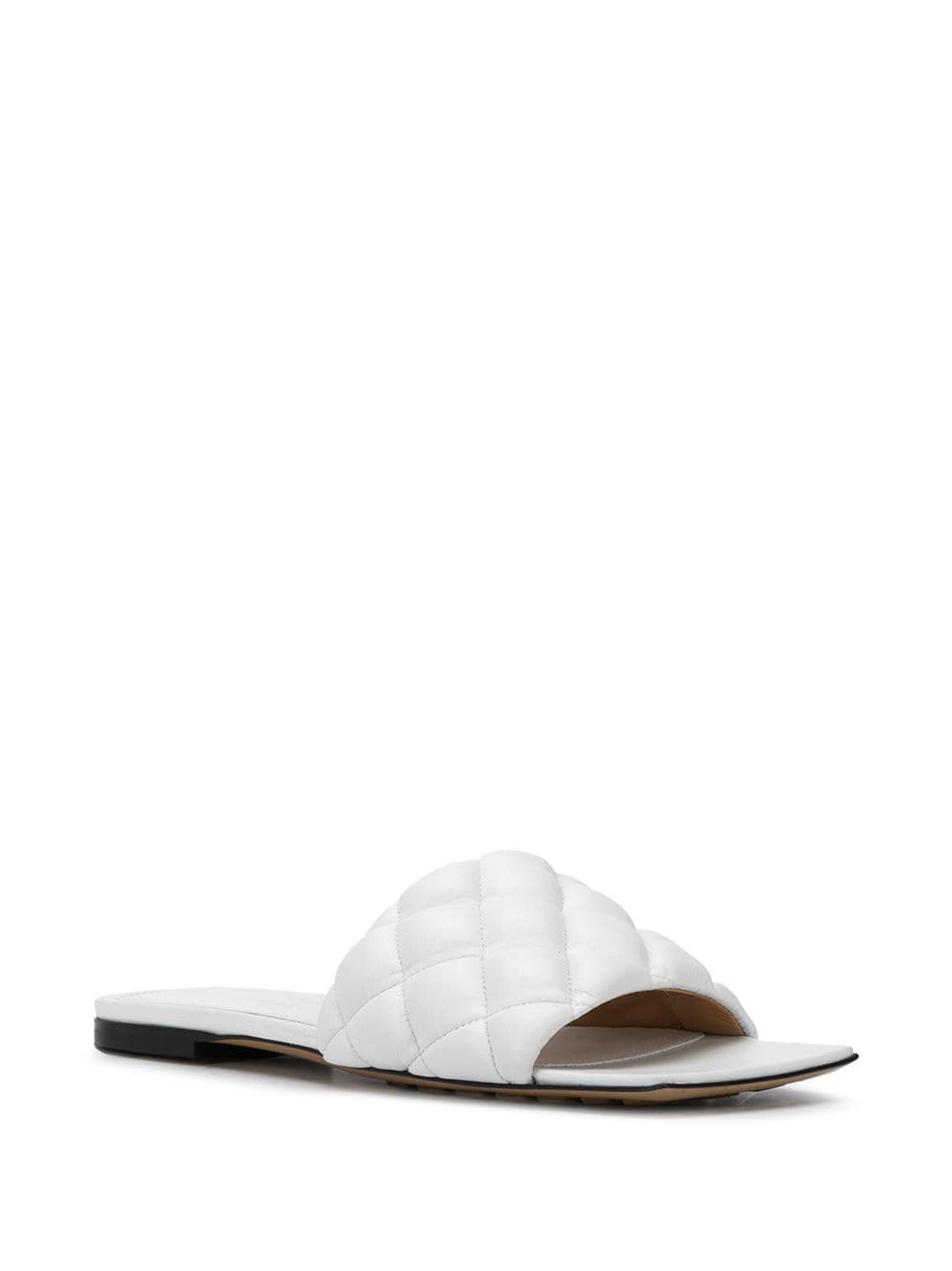 Bottega Veneta Gewatteerde sandalen - Wit