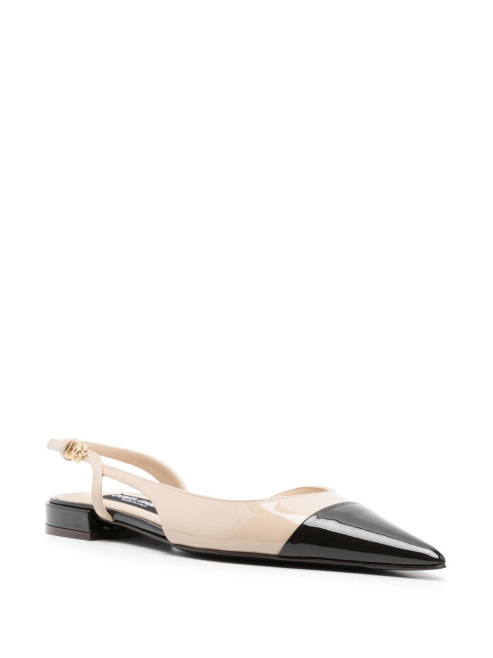 Dolce & Gabbana Sammy lakleren sandalen - Beige