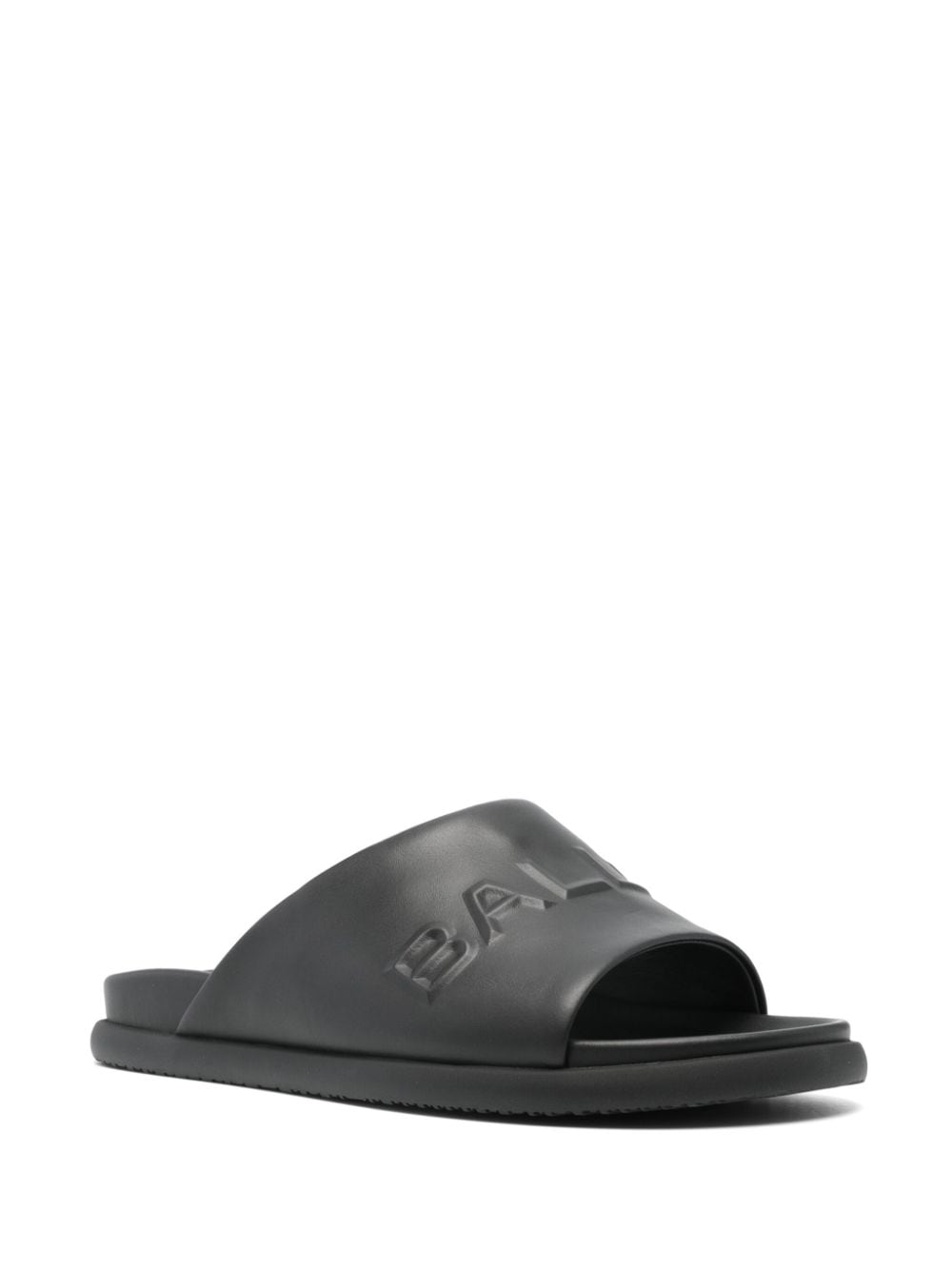 Bally Seaside slippers met logo-reliëf - Zwart
