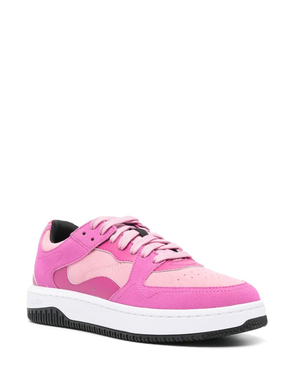 HUGO Suède sneakers - Roze