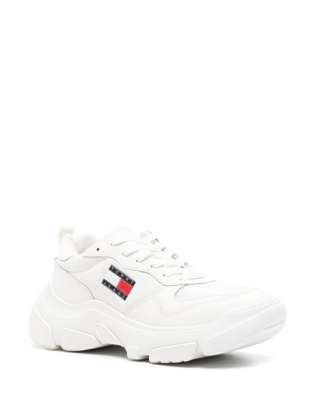 Tommy Jeans Sneakers met logo-applicatie - Wit