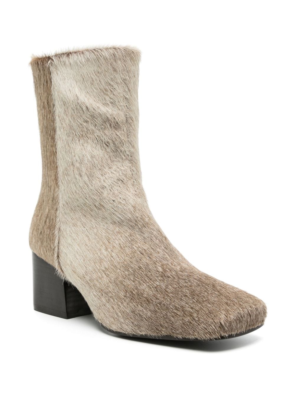 LEMAIRE leather ankle boots - Beige