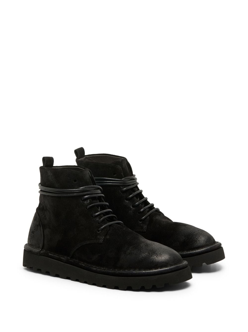 Marsèll nubuck ankle boots - Zwart