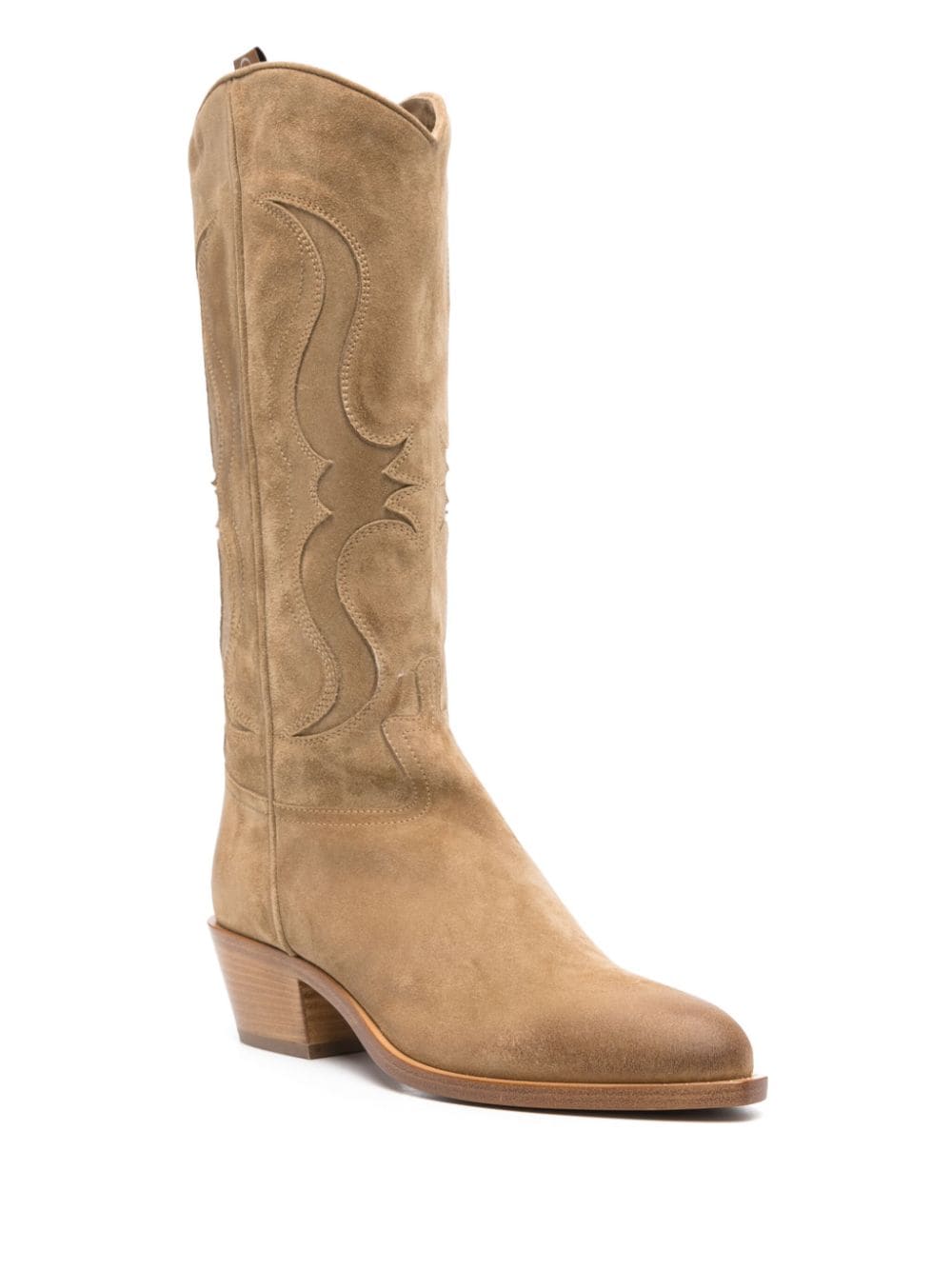 Sartore 50mm western-style suede boots - Bruin