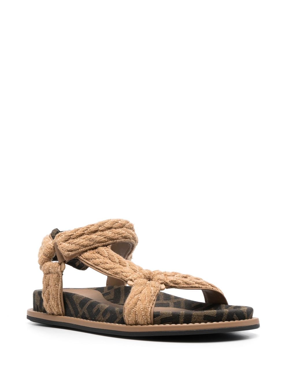 FENDI Gevlochten sandalen - Bruin