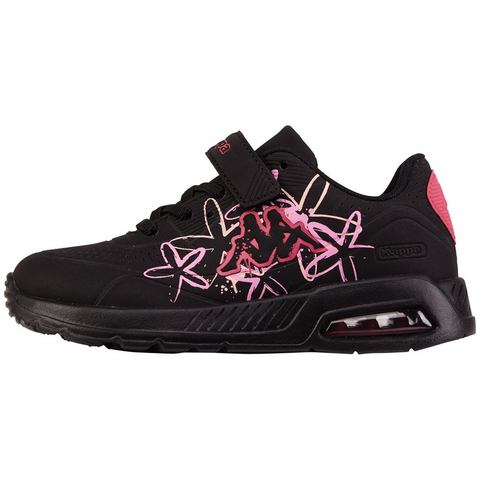 Kappa Sneakers - met praktische combinatie van elastische vetersluiting & klittenbandsluiting