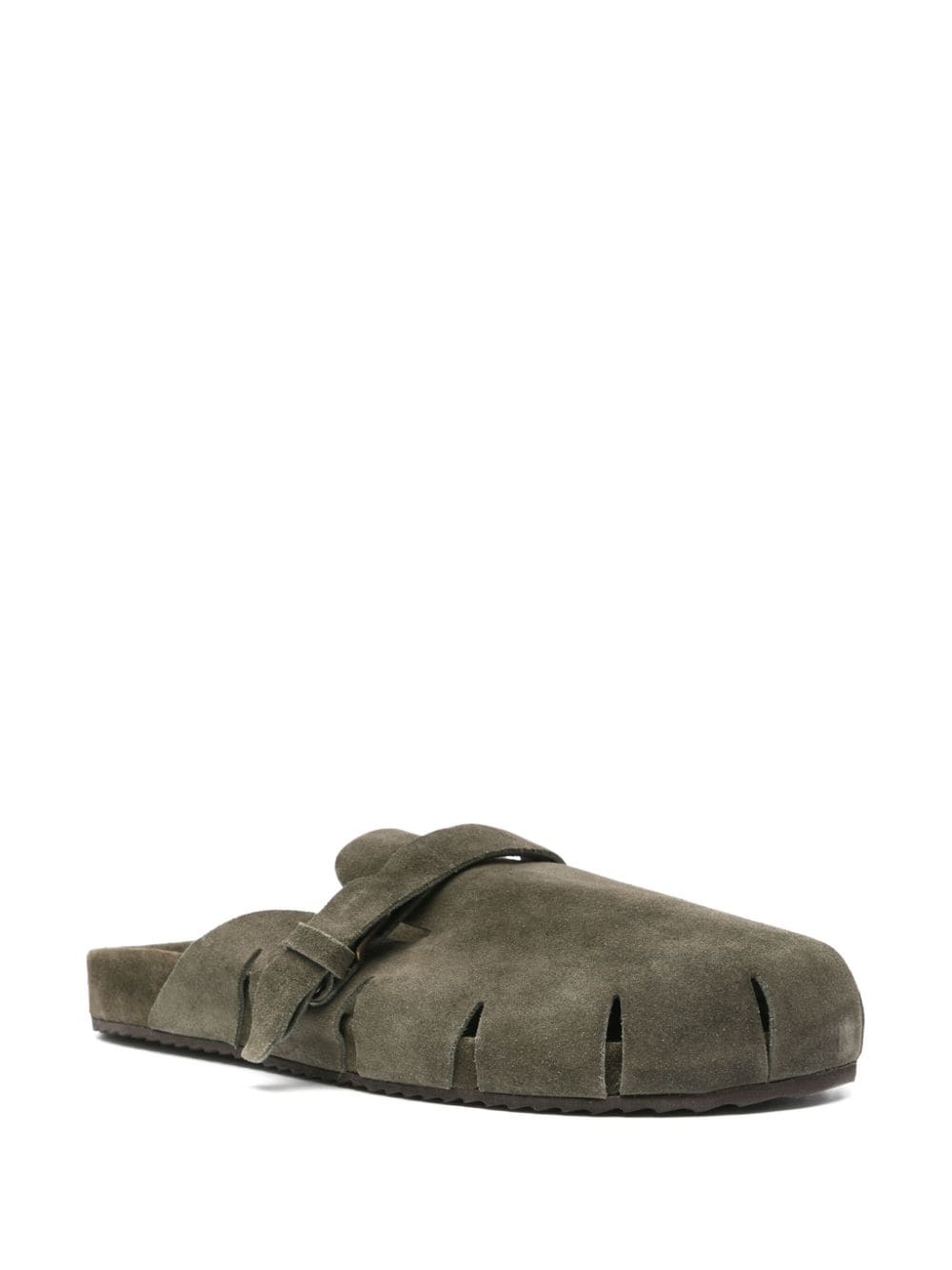 Ancient Greek Sandals Atlas suede slippers - Groen