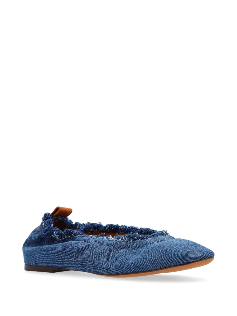 Lanvin denim ballerina shoes - Blauw