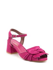 Sarah Chofakian Riviera sandalen met franje - Roze