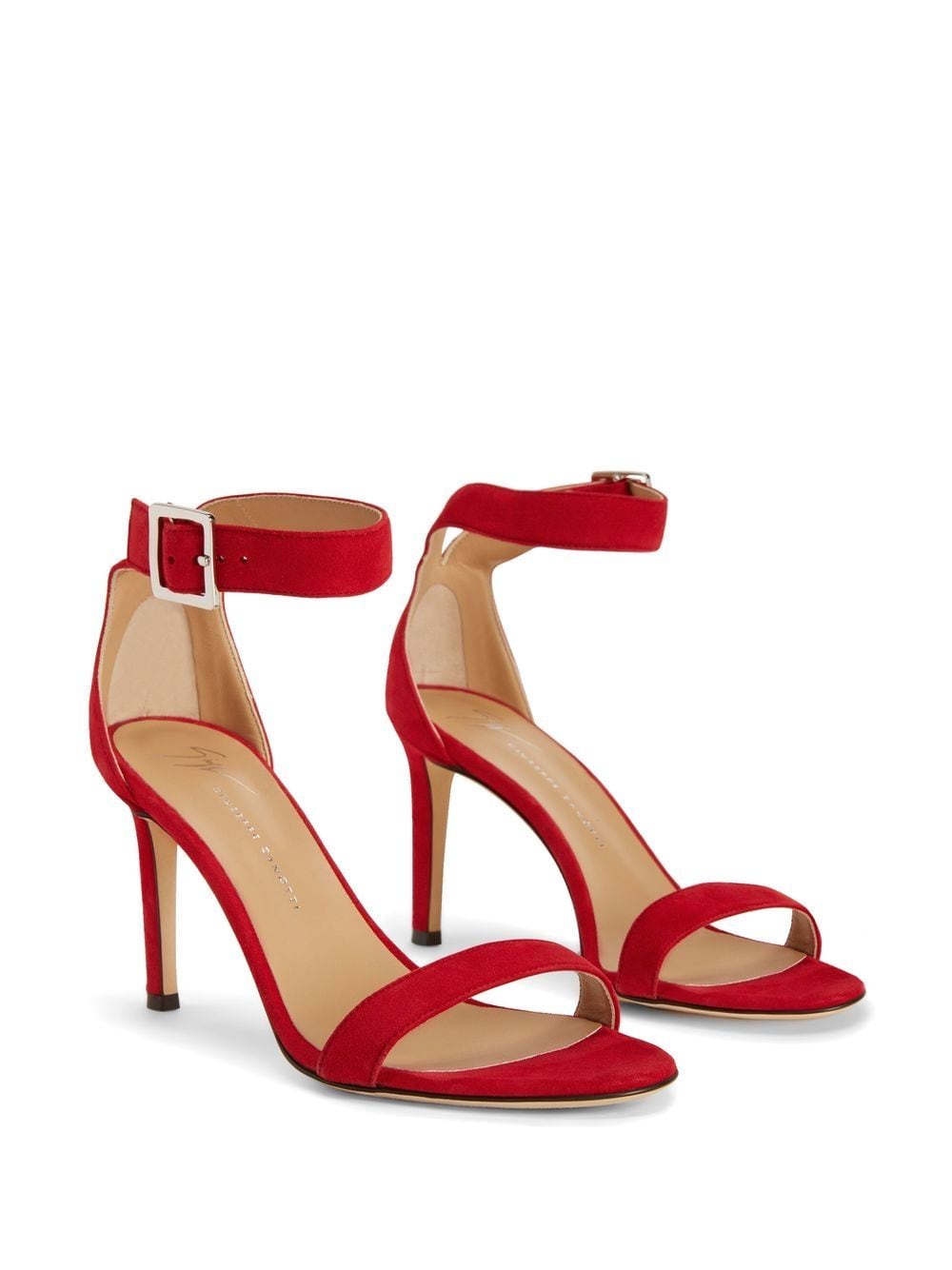 Giuseppe Zanotti Neyla sandalen met enkelbandje - Rood