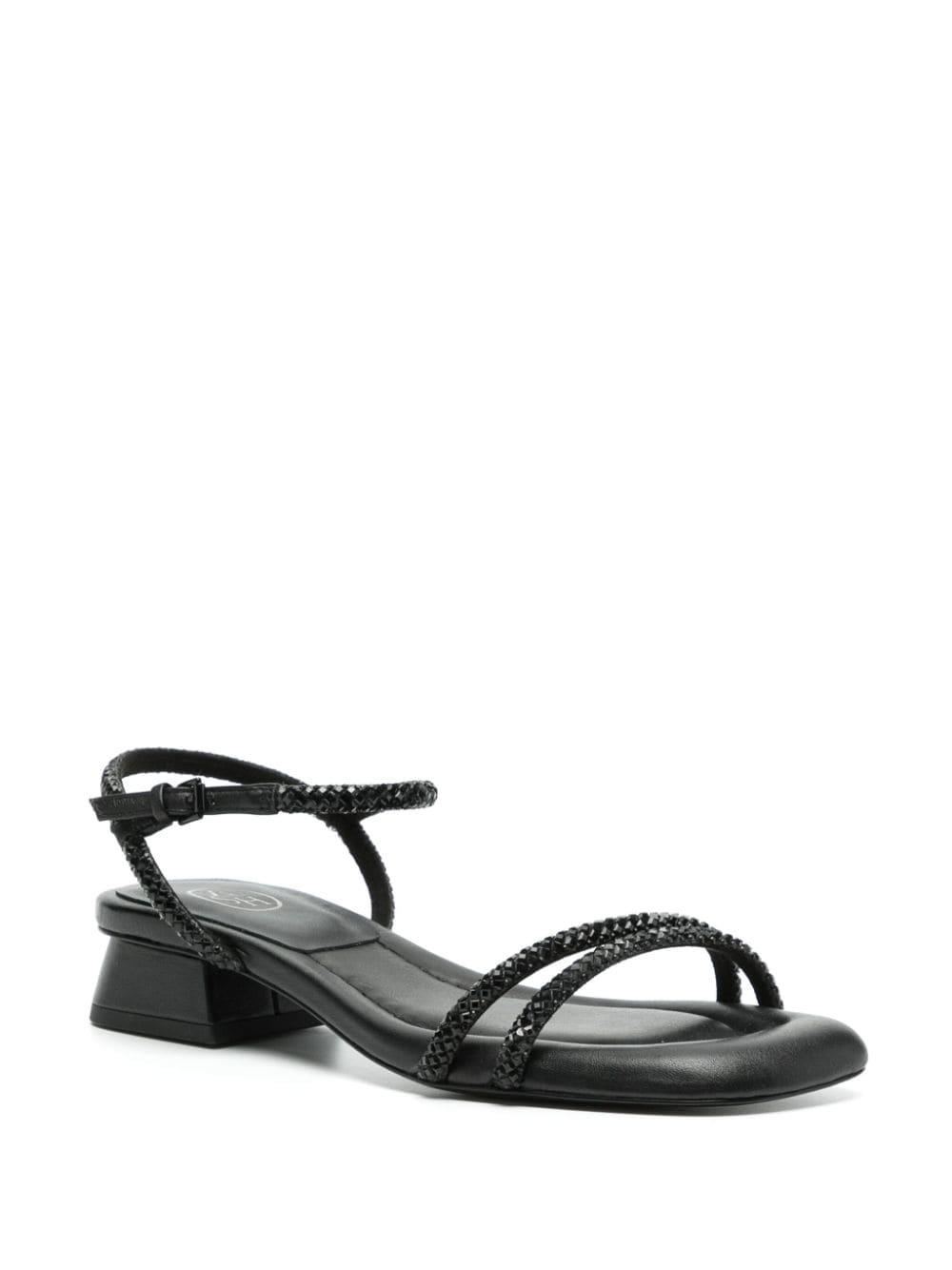 Ash Icaro crystal-embellishment sandals - Zwart