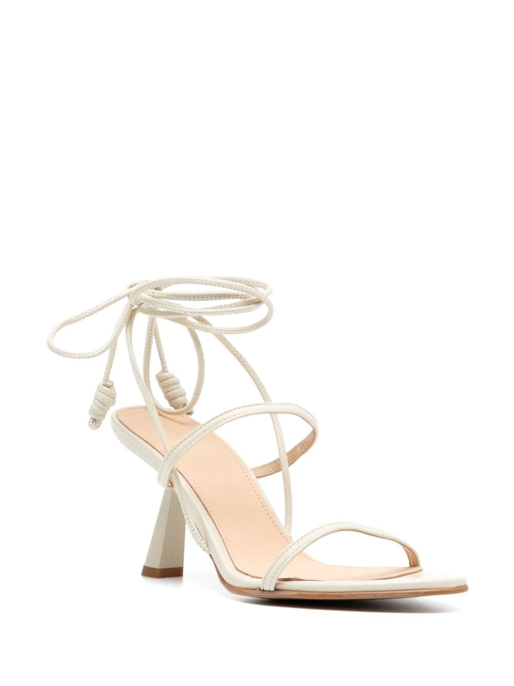 ALOHAS 65mm leather sandals - Beige