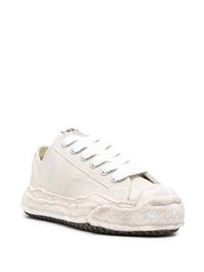 Maison Mihara Yasuhiro Hank leren sneakers - Beige