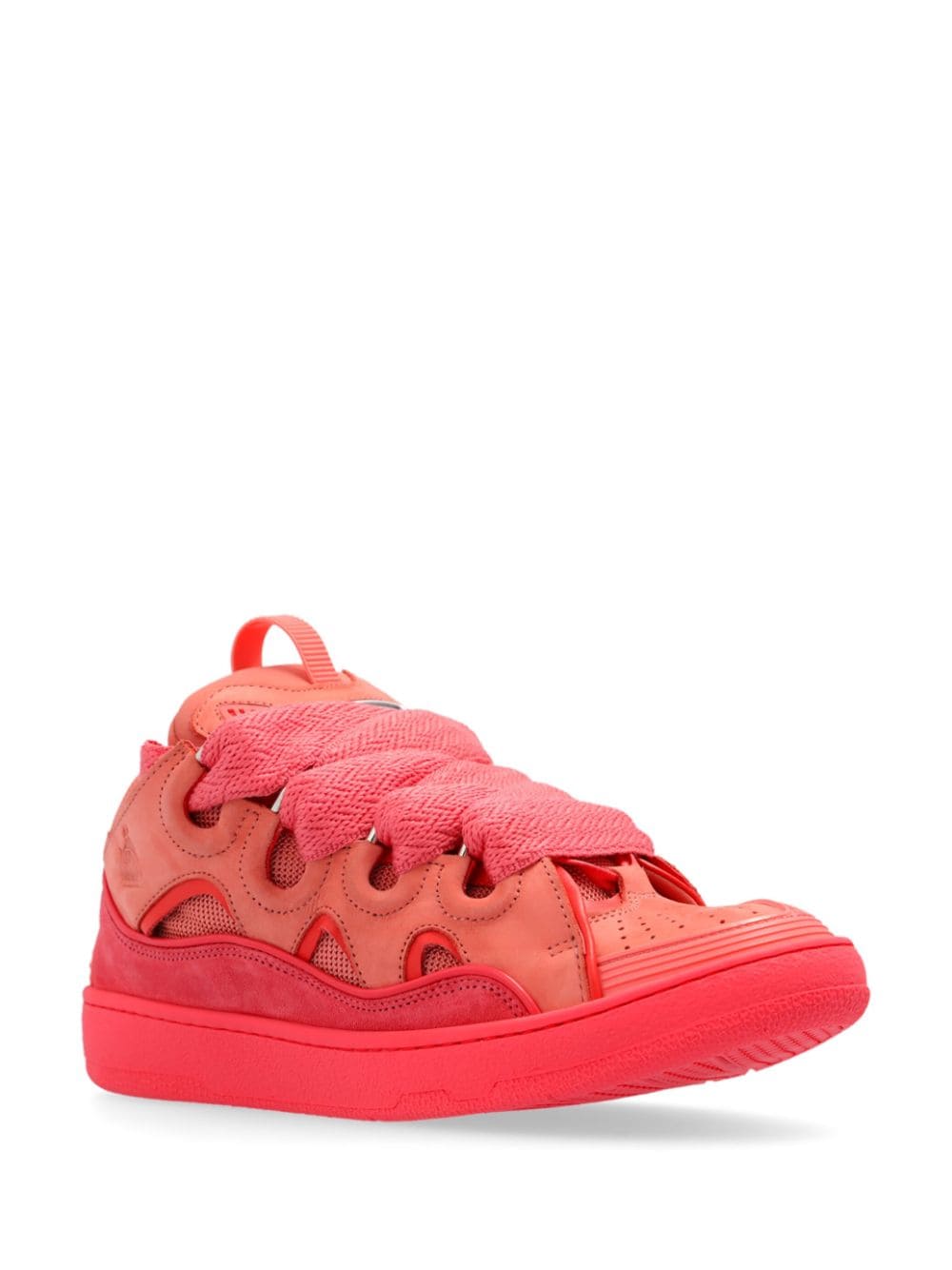 Lanvin Curb panelled sneakers - Roze