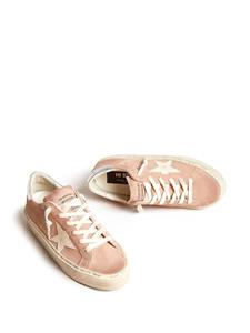 Golden Goose Hi-Star star-patch flatform sneakers - Roze