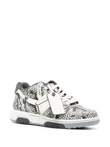 Off-White Out Of Office snake-print sneakers - Wit