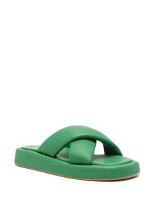 VAMSKO Pillow leather sandals - Groen