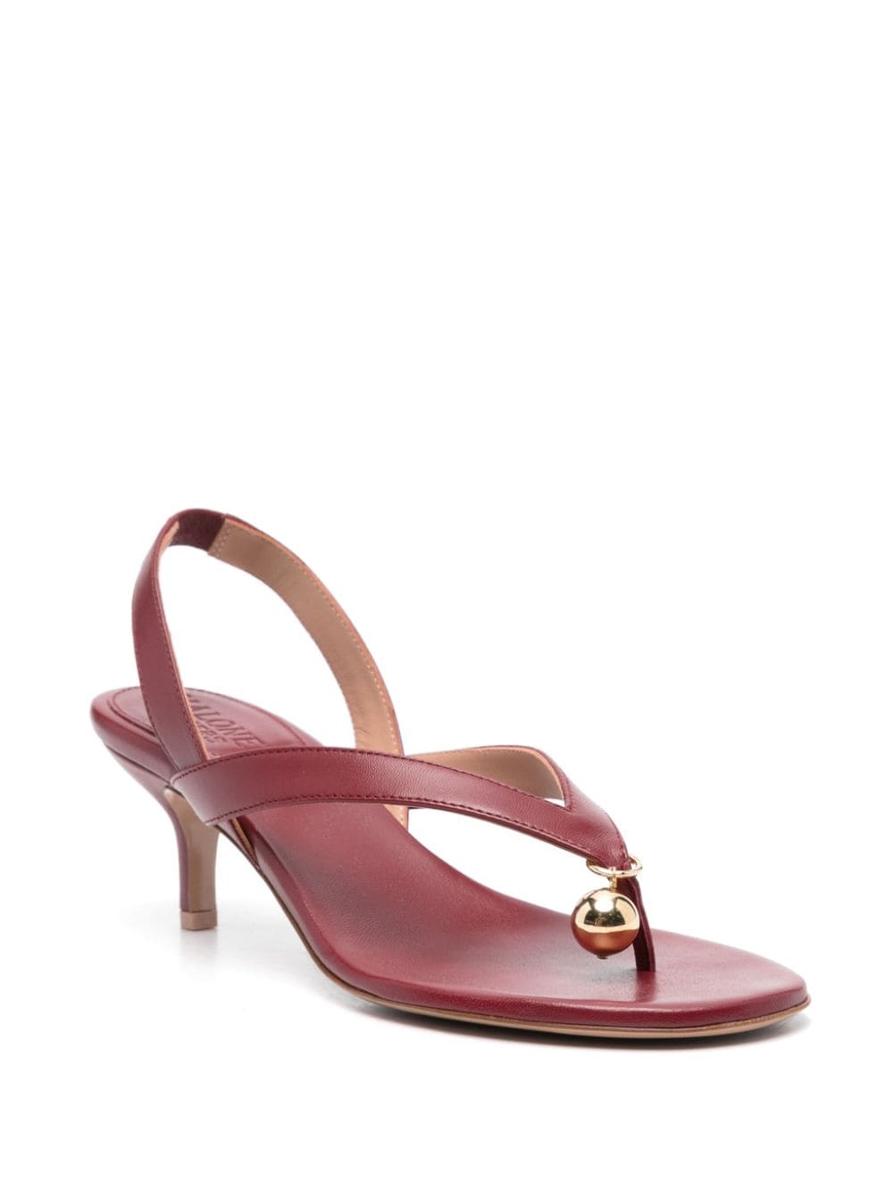 Philosophy Di Lorenzo Serafini x Malone Souliers Lucie 70mm leather sandals - Rood