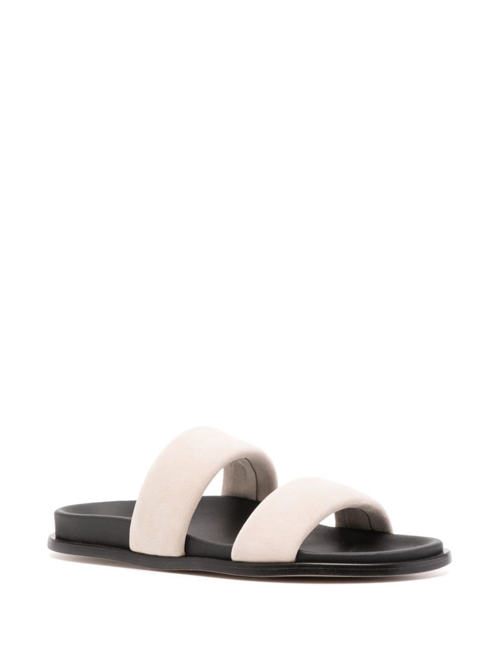ALOHAS double-strap suede sandals - Beige