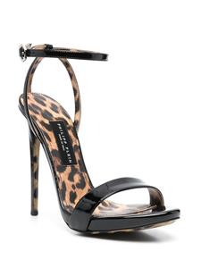 Philipp Plein Lakleren sandalen - Zwart