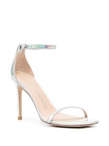 Stuart Weitzman Metallic sandalen - Zilver