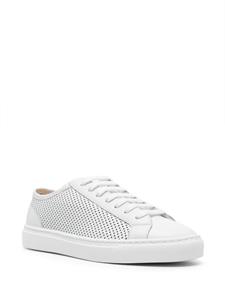 Doucal's perforated leather sneakers - Wit