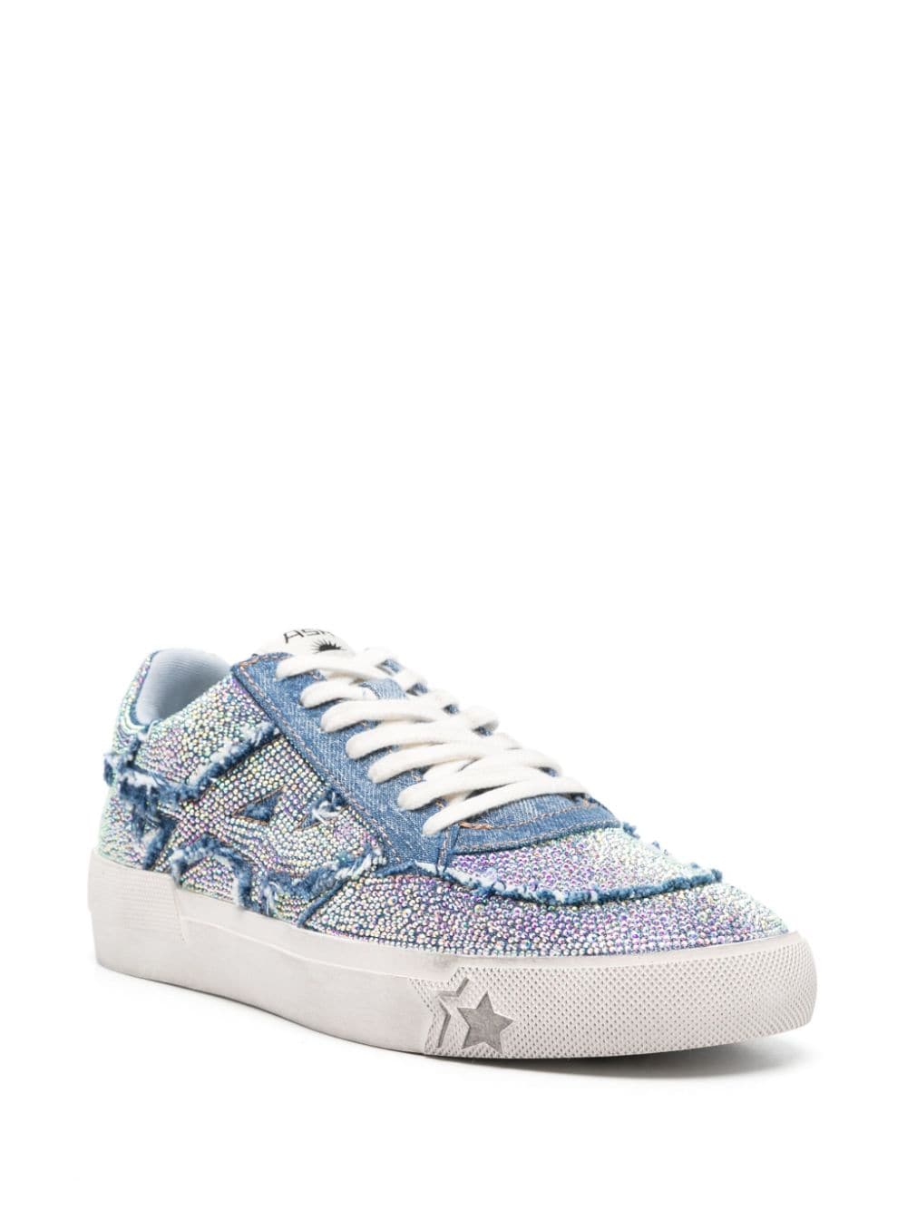 Ash Malibu Strass crystal-embellished sneakers - Blauw