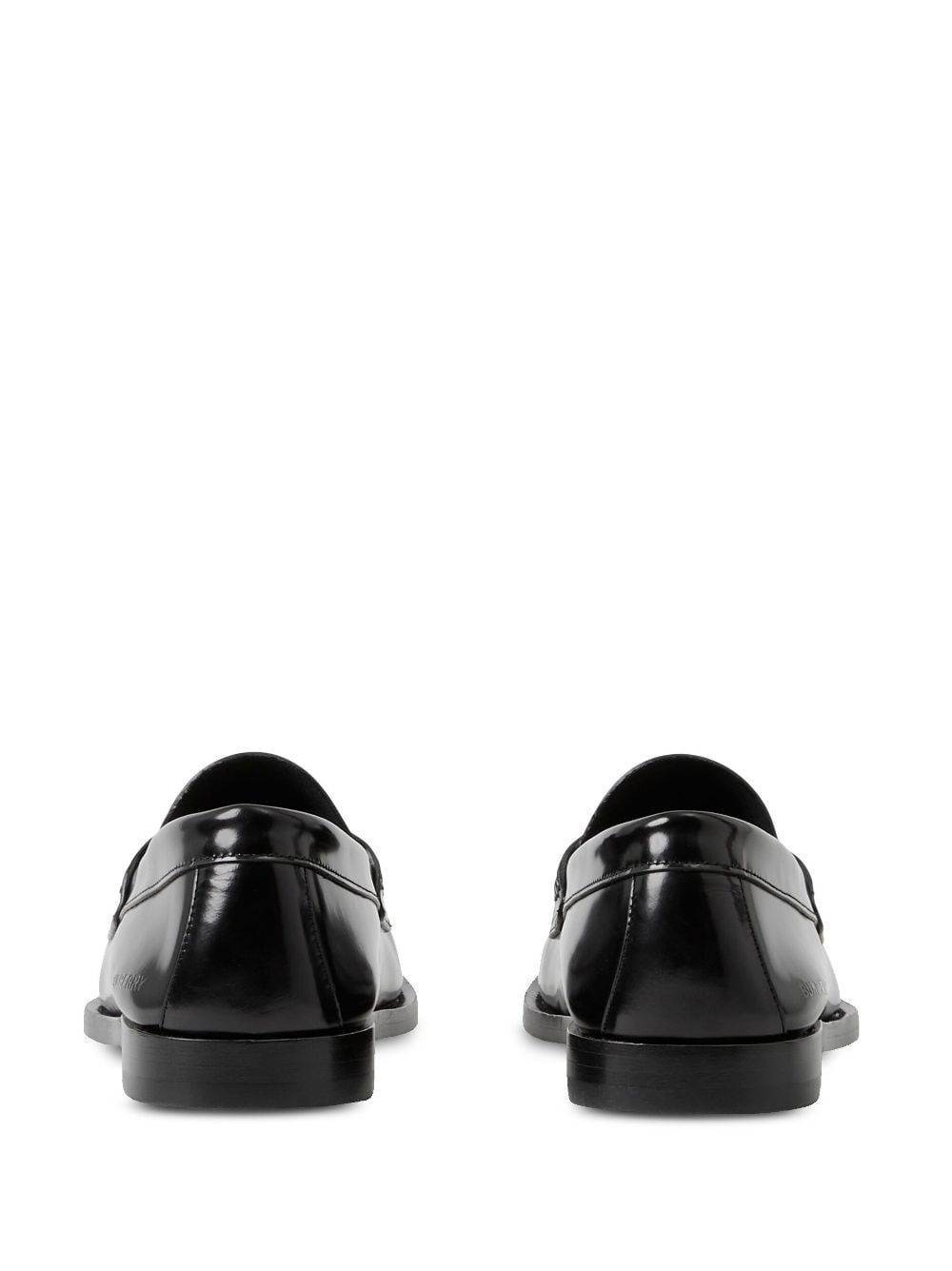 Burberry Leren loafers - Zwart