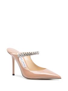 Jimmy Choo Bing leren muiltjes 100 mm - Beige