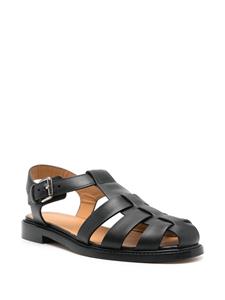 Church's Fisher caged leather sandals - Zwart