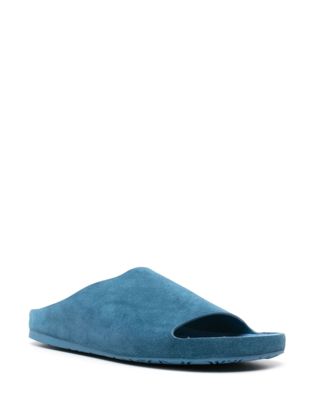 LOEWE Lago suede sandals - Blauw