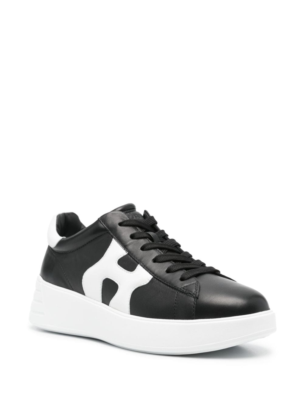 Hogan Rebel H562 leather sneakers - Zwart