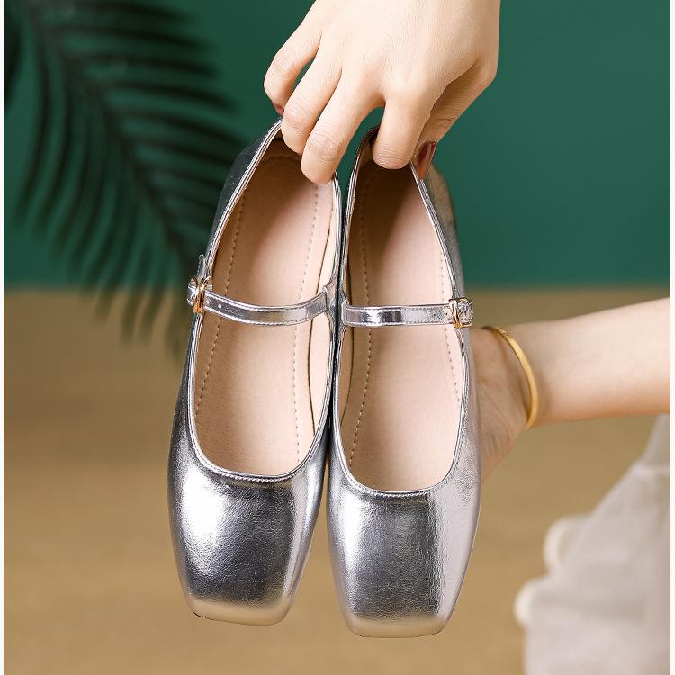 Summer sea Fashion Shoes size35-44 Women Ballet Flats Cute Mary Janes Shoes for Women Soft Ballerina Dance Casual Shoes