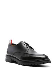 Thom Browne Leren derby schoenen met ronde neus - Zwart