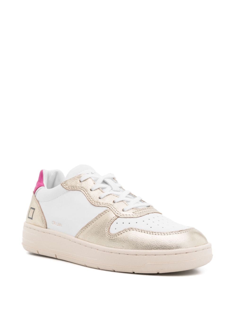 D.A.T.E. Court leather sneakers - Wit