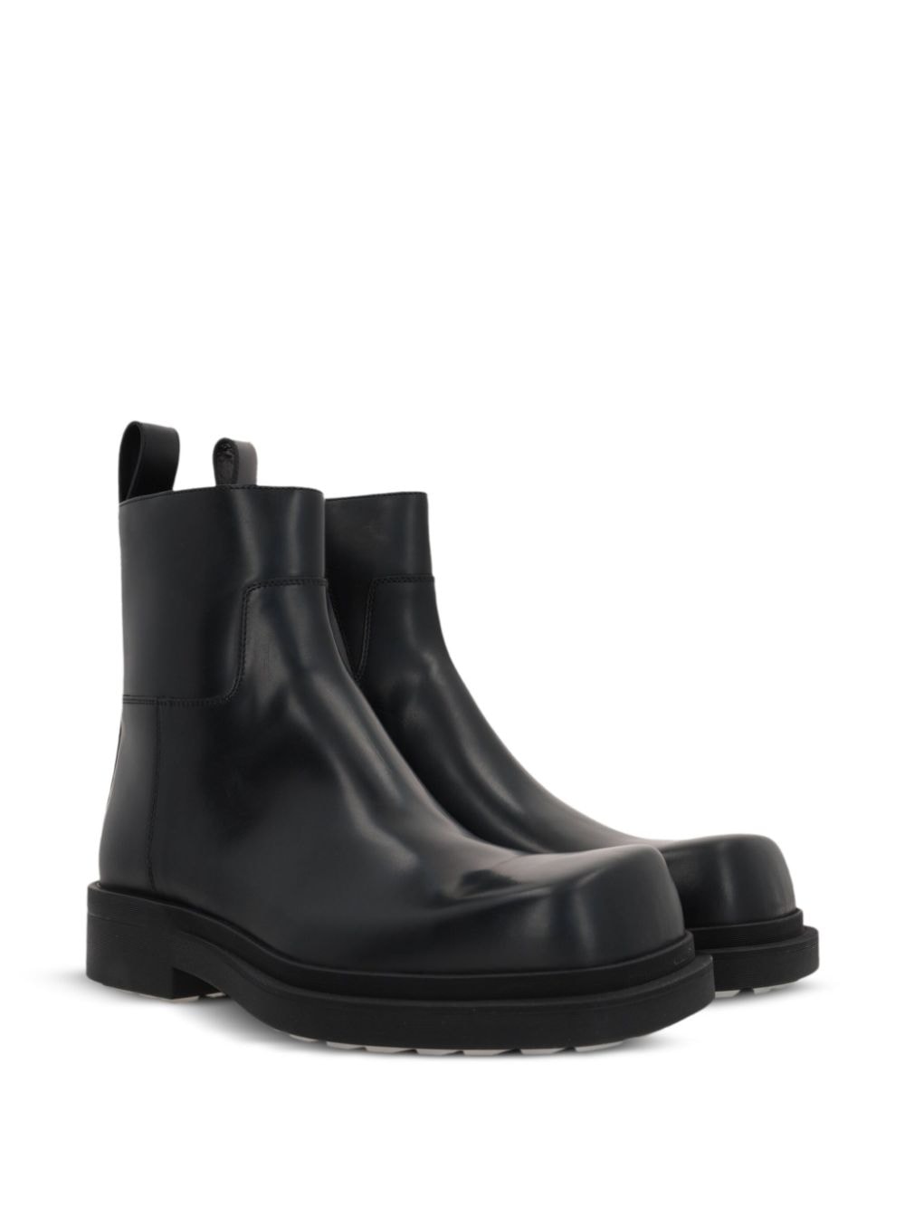 Bottega Veneta leather ankle boots - Zwart