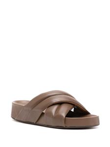ATP Atelier Airali 40mm padded leather sandals - Bruin