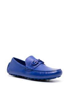 Ferragamo Gancini loafers met gesp - Blauw