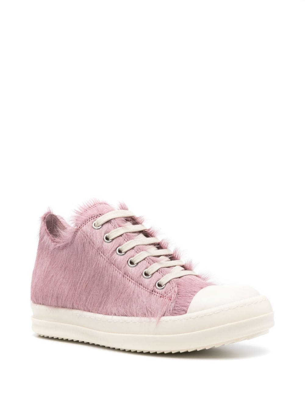 Rick Owens Sneakers met bont textuur - Roze