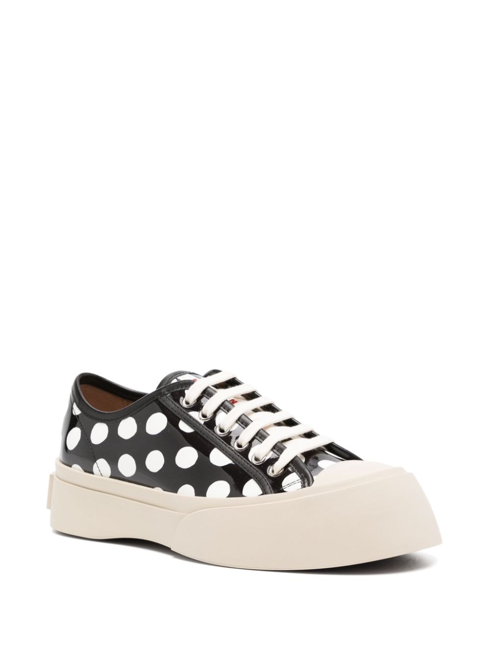 Marni Pablo polka dot-print sneakers - Zwart