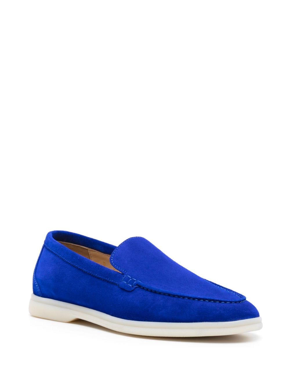 Scarosso Ludovica suede loafers - Blauw