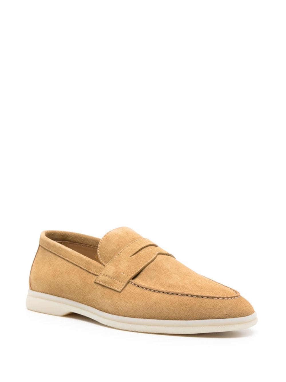 Scarosso Luciano suede loafers - Beige