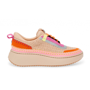 STeve Madden Dames Sneaker Doubletake Nat/Org MULTICOLOR 