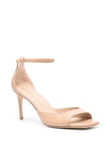 Stuart Weitzman Nudistia 85mm leather sandals - Beige