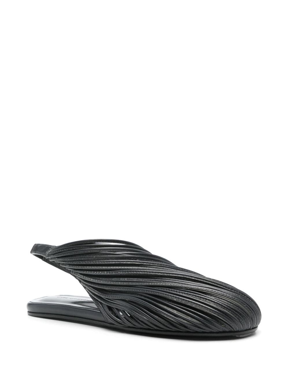 Christopher Esber Saskia strand-design leather slippers - Grijs